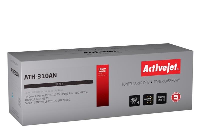 Toner ActiveJet pre HP CE310A no.126 Black (Canon CRG729B) ATH-310AN 1200str.