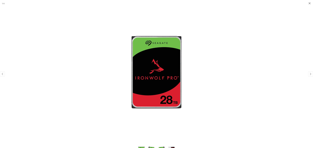 Seagate Ironwolf Pro NAS HDD 28TB SATA