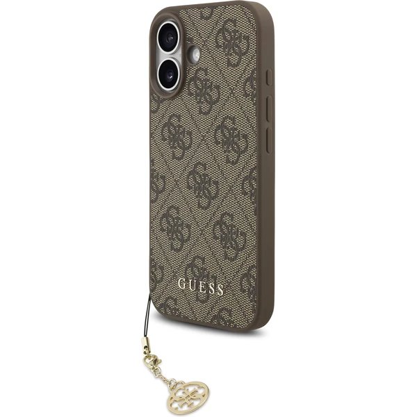 Guess 4G Charm MagSafe kryt iPhone 17 hnedý