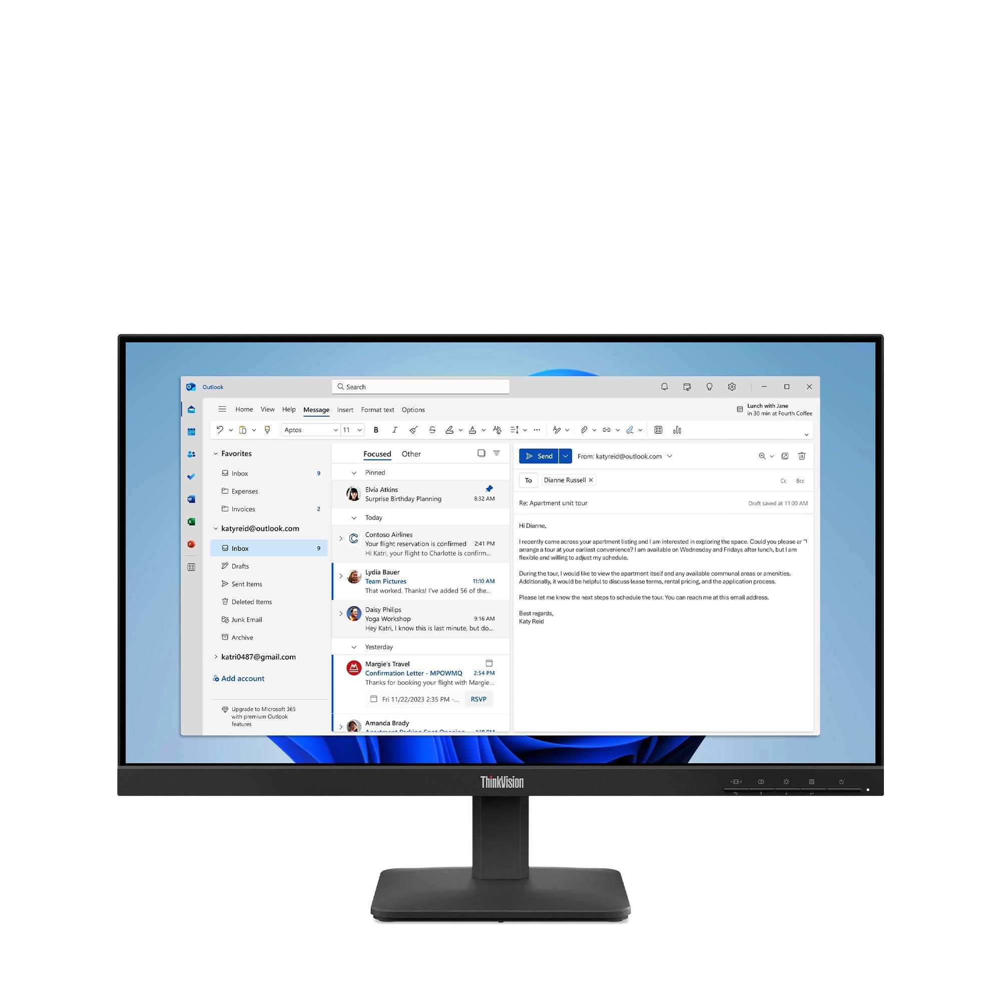 Lenovo ThinkVision/ S24e-4e/ 23, 8