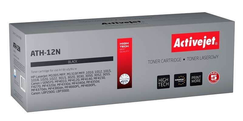 ActiveJet toner ATH-12N náhrada za HP Q2612A / Canon FX-10 a CRG-703, black, 2300str.
