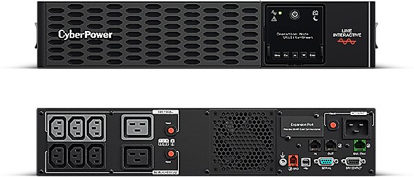 CyberPower PR3000ERT2U, UPS 3000VA/3000W, LCD, 6x IE C13, 2x IE C19, RJ11/RJ45, USB, RS232, rack 2U