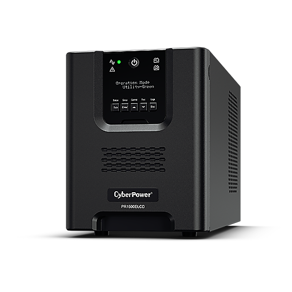 CyberPower PR1500ELCD, UPS 1500VA/1350W, LCD, 8x IE C13, RJ11/RJ45, USB, RS232