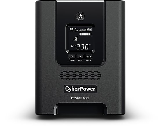 CyberPower PR2200ELCDSL, UPS 2200VA/1980W, LCD, 8x IE C13, RJ11/RJ45, USB, RS232