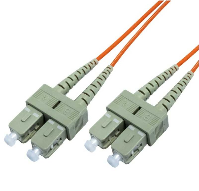 Optický duplex patch kábel 50/125, OM2, SC/SC, 2m