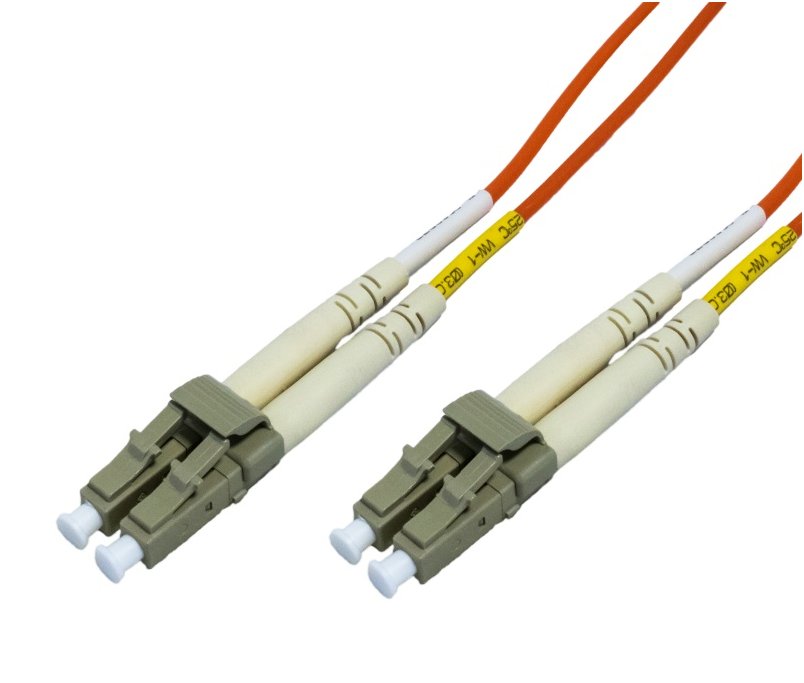 Optický duplex patch kábel 50/125, OM2, LC/LC, 1m