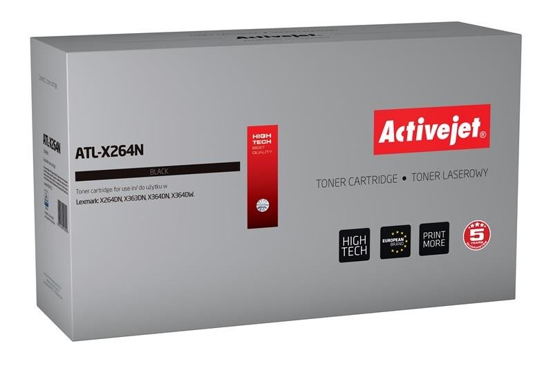 Toner ActiveJet pre Lexmark X264H11G ATL-X264N 9000str.