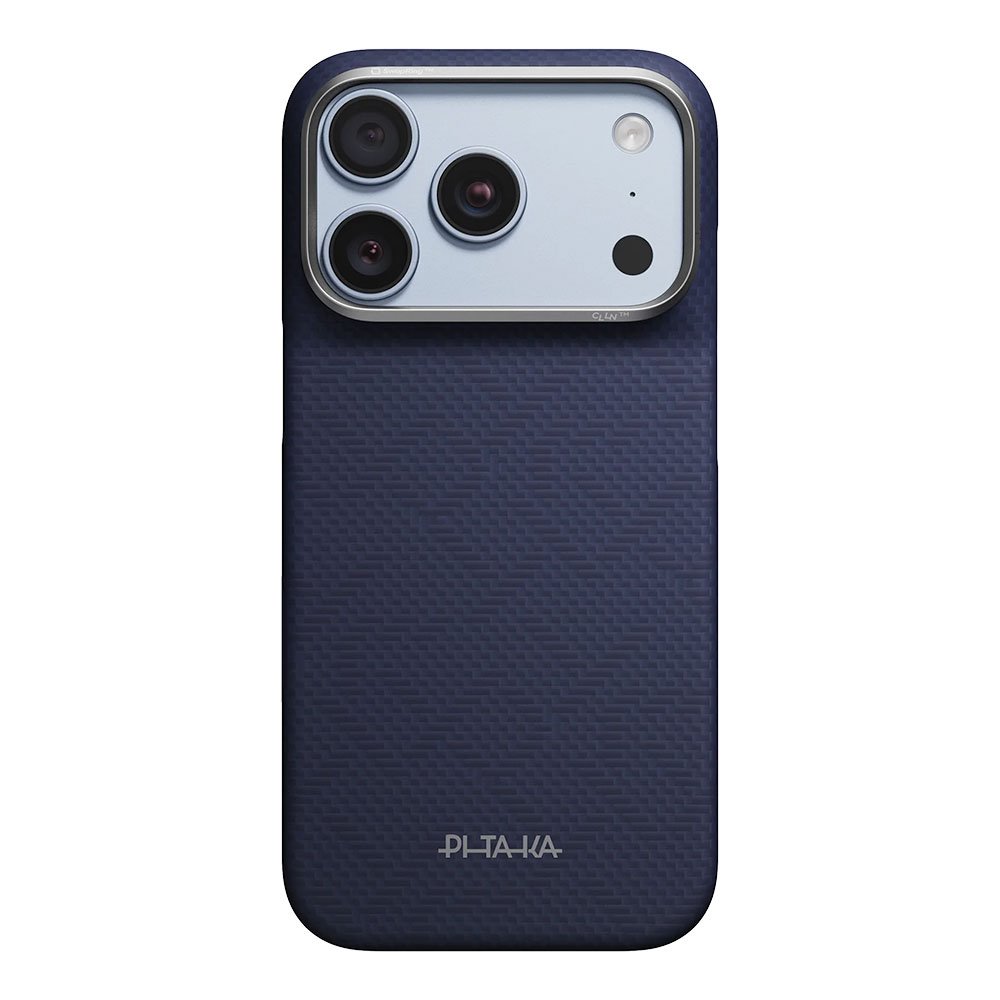 Pitaka kryt Edge Case PTK Weaving pre iPhone 18 Pro Max - Sapphire Blue