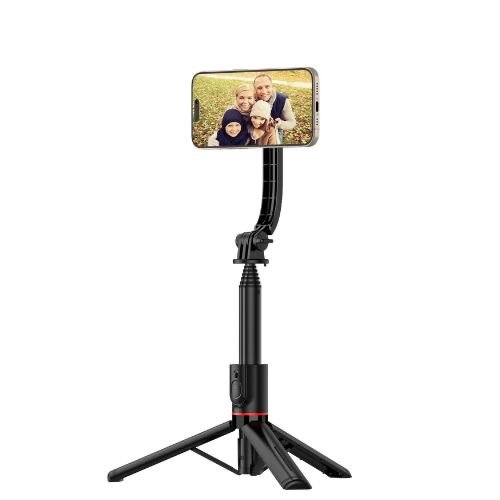 Cubenest Selfie tyč a Tripod s podporou MagSafe - čierna