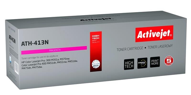 Toner ActiveJet pre HP CE413A Magenta ATH-413N (HP CLJ Pro 300, 400) 2600str