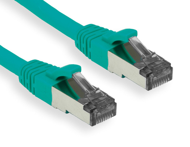 OXnet patch kábel Cat6A, S/FTP (PiMF), LSOH - 5m, zelený