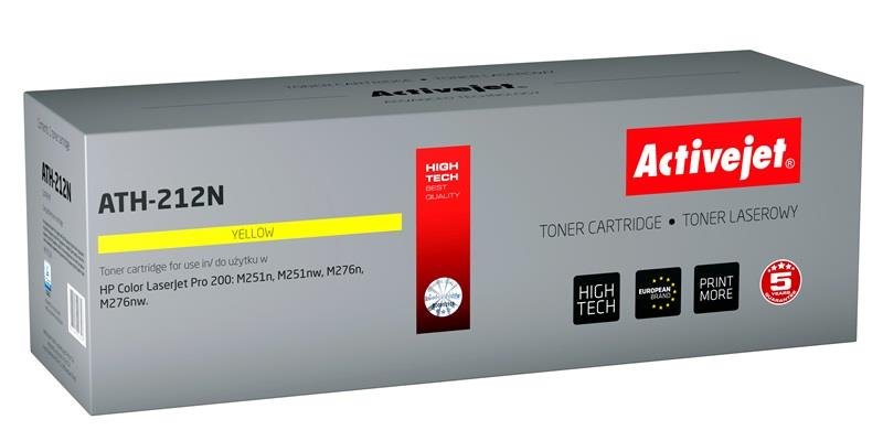 Toner ActiveJet pre HP CF212A (Canon CRG-731Y) no.131 Yellow (ATH-212N) 1800str.