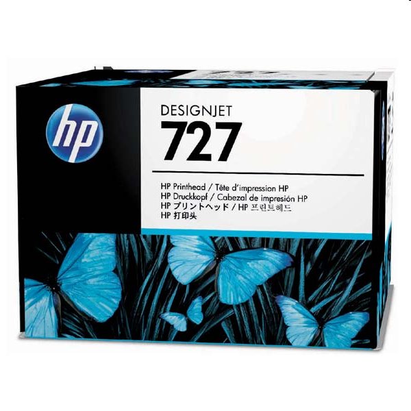 HP 727 Black matte DJ Ink Cart,  300 ml,  C1Q12A