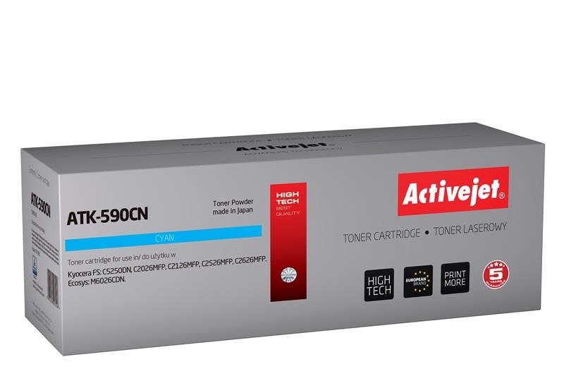 Toner ActiveJet pre Kyocera ATK-590CN 5000str. TK-590C