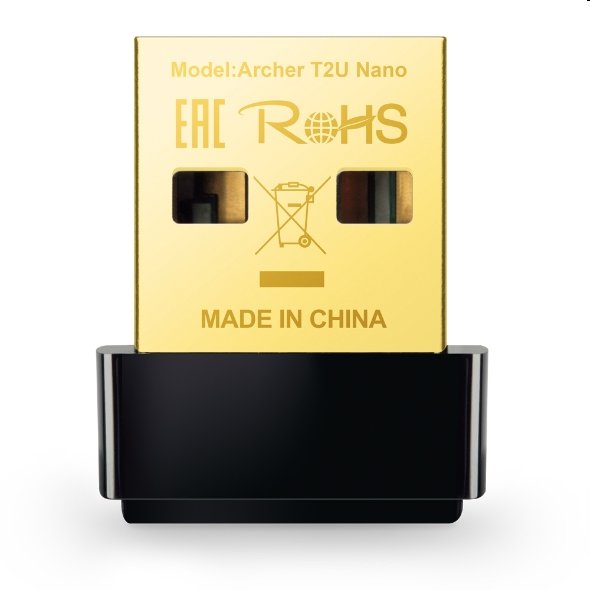 tp-link Archer T2U Nano, Dual Band Wireless USB Adapter, 600Mbit/s, 802.11ac/a/b/g/n, USB 2.0, interná anténa