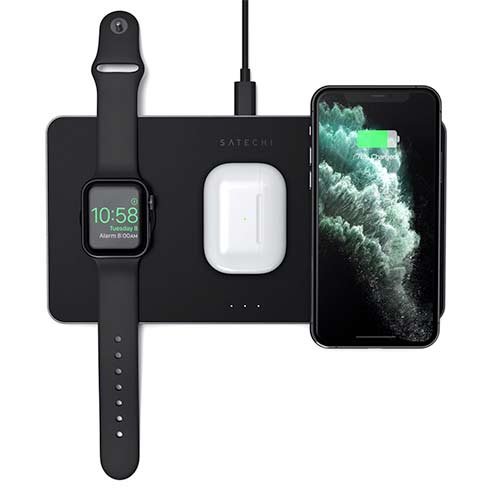 Satechi Trio Wireless Charging Pad - Space Gray*Rozbalený*