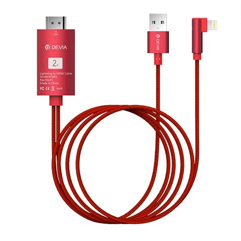 Devia kábel Storm series HDMI Cable - Red