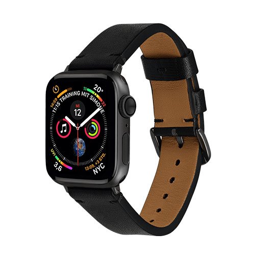 Artwizz remienok WatchBand Leather pre Apple Watch 38/40/41mm - Black