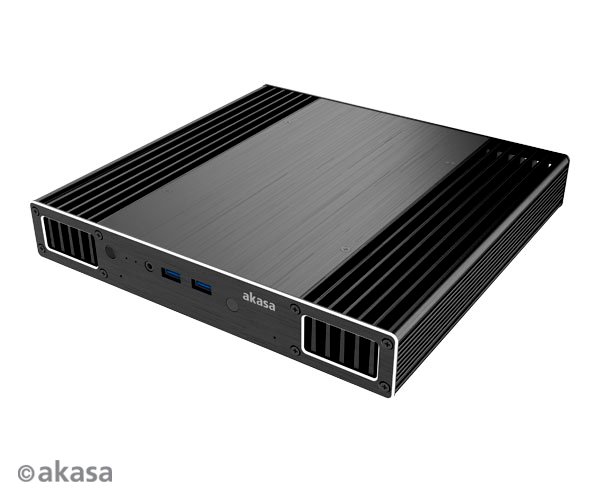 Plato X7, Fanless case NUC (Brd Specific) up to i7+ 2.5" HDD/SSD, Mic array support (Unbranded)