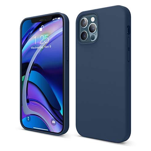 Elago kryt Silicone Case pre iPhone 12/12 Pro - Jean Indigo