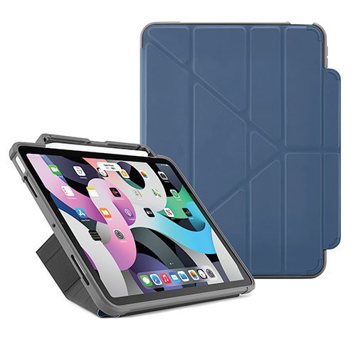 Pipetto puzdro Origami Pencil Shield Case pre iPad Air 10.9" 2020/2022 - Navy Blue