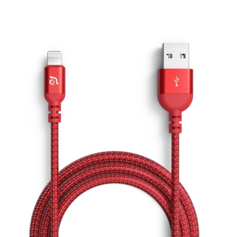 Adam Elements kábel PeAk III 200B Lightning to USB 2m - Red
