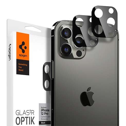 Spigen Optik Lens Protector pre iPhone 12 Pro - Black