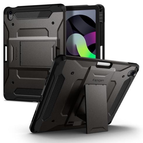 Spigen kryt Tough Armor Pro pre iPad Air 10.9" 2020/2022 – Gunmetal