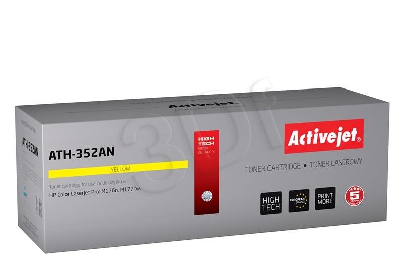 Toner ActiveJet pre HP CF352A no.130 Yellow (ATH-352AN) 1100str.