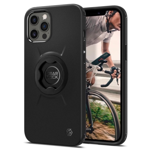 Spigen kryt Gearlock Bike Mount Case pre iPhone 12 Pro Max - Black