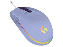 Logitech G102 LIGHTSYNC - herná myš, USB - fialová