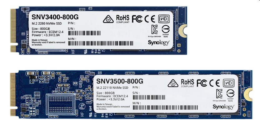 Synology™   SNV3400-400G   NVMe SSD 400GB. M.2 (3100MB/s, 550MB/s)
