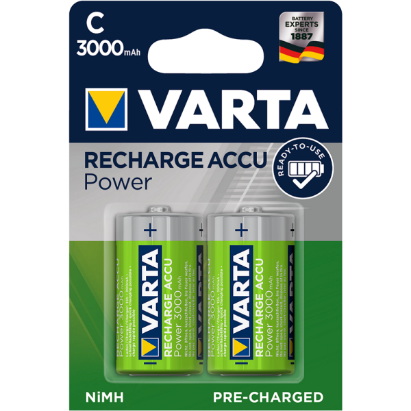 Varta Power Accu C 2x R2U 3000mAh 