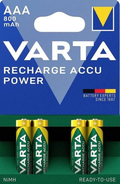 Varta LongLife Accu AAA 4x R2U 800mAh