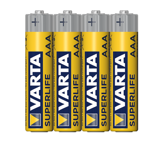 Varta SuperLife 1.5V AAA 4x (vo fólií) 