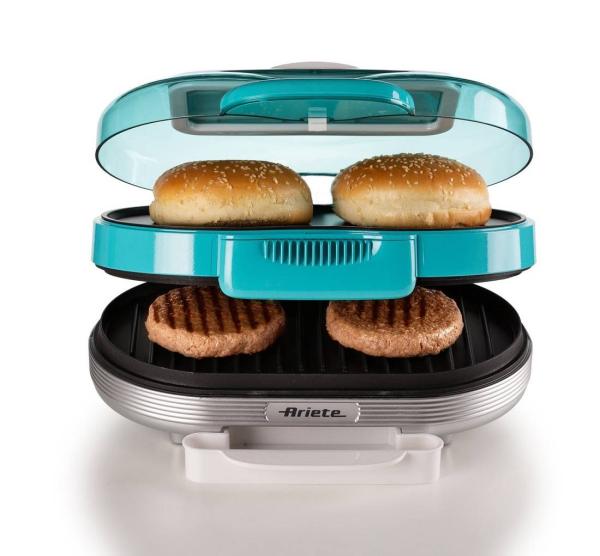 Ariete Party Time Hamburger Maker 205/01, modrý 