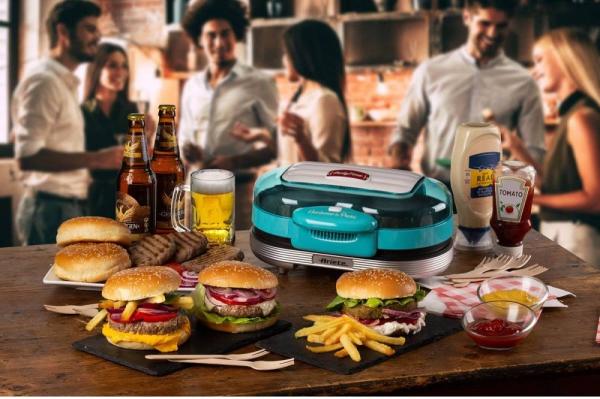Ariete Party Time Hamburger Maker 205/01, modrý 