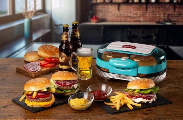 Ariete Party Time Hamburger Maker 205/01, modrý 